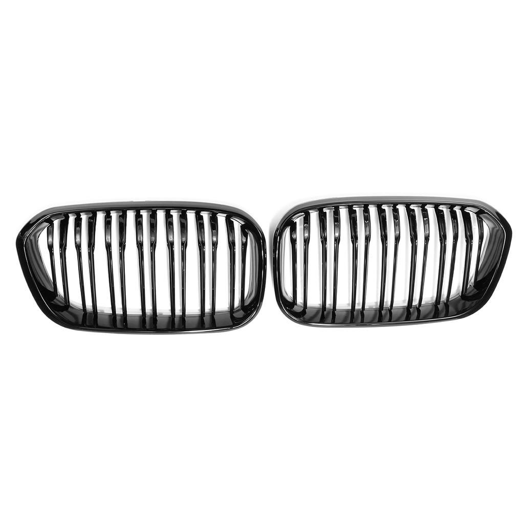 Glossy Front Kidney Grill Grille For BMW 1 Series F20 F21 LCI 120i 2015 2016 2017 Car Front Bumper Grilles Kidney Racing Grills