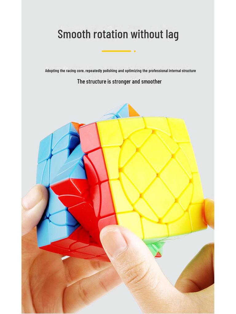 Holy Hand 4th Level Alien Magic 2.0: High-Difficulty Puzzle Cube for Boys - Smooth Solid Color Exercise