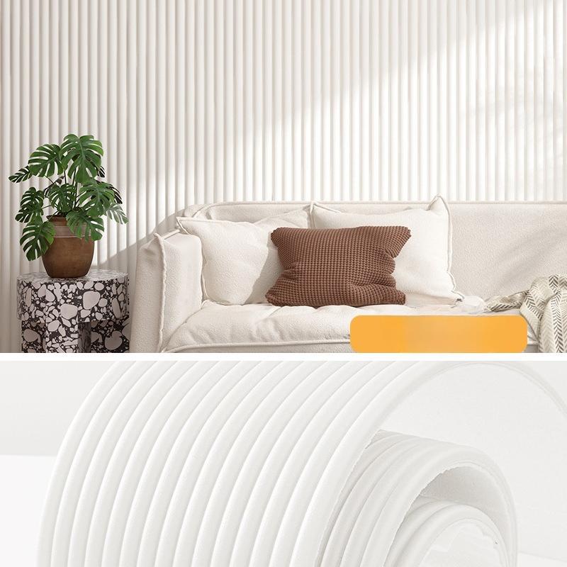 Мягкие 3D текстурированные наклейки на стену - Водонепроницаемые и влагостойкие, Отклеиваются и приклеиваются Угловые защитники, Декор для стен, столов, стульев