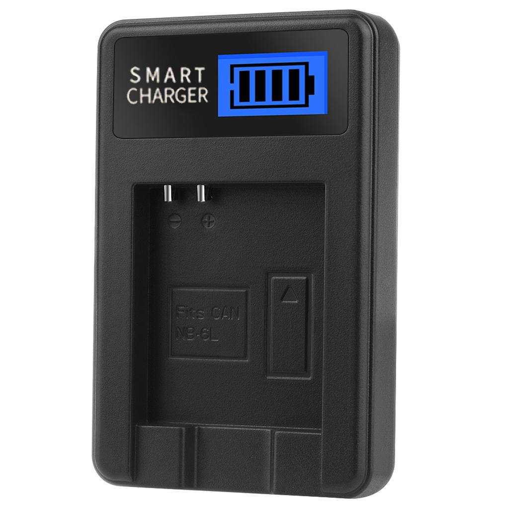 Compact ABS Camera Battery Charger LCD Display for Canon PowerShot SX710 Camera Versatile Charging Option USB Charger