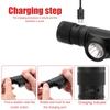 BORUiT D10 XM-L2 Светодиодный налобный фонарь Мощный 3000LM Водонепроницаемая фара USB Перезаряжаемый 18650 Налобный фонарь Кемпинг Рыбалка Фонарь