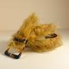 Pin Buckle Fluffy Waist Belt Adjustable Vintage Waist Seal Punk Faux Fur Waistband  Concert