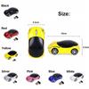 Portable New Gaming Optical USB Receiver 3D Car Shape 2.4GHz Wireless Mouse Mice