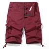 Cozy Up Men's Lightweight Multi Pocket Cotton Casual Cargo Shorts with Zipper Pockets(No Belt)