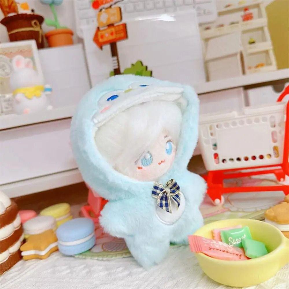 Plush Stuffed 10CM Doll Jumpsuit Replacement Idol Plush Doll Clothes  Girls