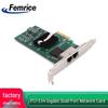 Серверная сетевая карта FEMRICE Intel I350 Gigabit с двумя портами PCI-E (Китайская версия)