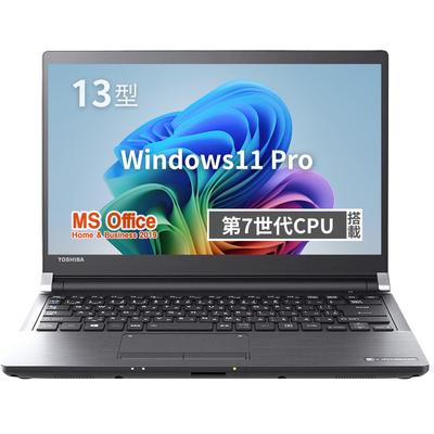 Восстановленный ноутбук Toshiba R73 7-го поколения Windows 11 MS Office Wajun 16 ГБ 256 ГБ SSD, 13-дюймовый, процессор i5-7200U, Pro, 2019, Веб-камера, Wi-Fi,