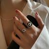 Sweet Cool Korean Pearls Cuff Finger Rings For Women Girl Fashion New Jewelry Gift Party Wedding anillos mujer