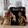 Мягкое плюшевое одеяло с фильмами ужасов Silent Hill, фланелевое одеяло для гостиной, спальни, кровати, дивана, чехол для пикника