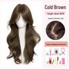 Natural-Look Long Curly Full Wig with Large Waves - Invisible Seamless Cap for Fluffy, Voluminous Coverage