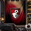 Wall Hanging Tapestry Bournemouth Football Print Cloth for Living Room Bedroom Home Decor