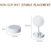 Foldable Led Magnifying Mirror Makeup Costway White Vanity Cosmetic Mirror USB Charging or Battery  with Light 10X Table Mirrors