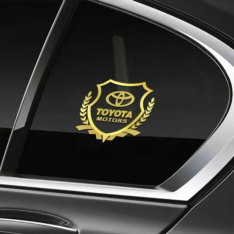 Car Stickers Wheat Badge Sticker Auto Body Side Window Trunk Decorative for Toyota Trd GR Corolla Avensis Yaris Rav4 Hilux Auris Camry