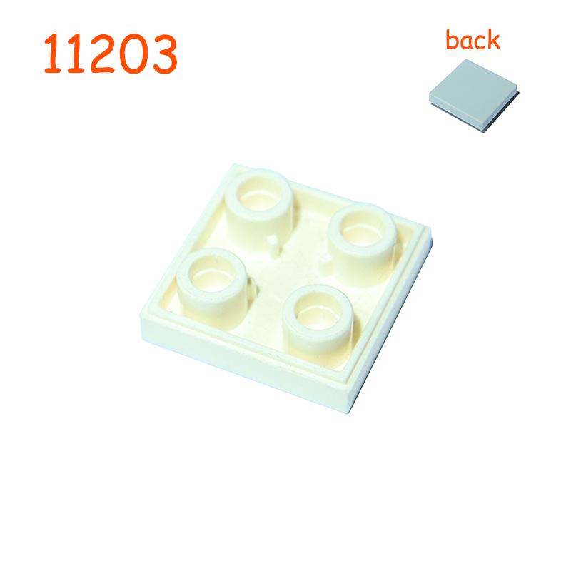11203 Размер 2x2 Панель заднего хода Строительные блоки Moc 2*2 Кирпичики Собираемые Частицы Гладкие DIY Образовательная Креативная Игрушка для Ребенка