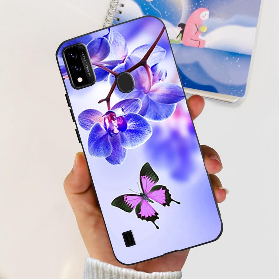 Чехол для ZTE Blade A51 A71 Новый модный окрашенный задний чехол Ударопрочный чехол для телефона для ZTE Blade A71 A7030 BladeA51 Мягкий ТПУ Fundas