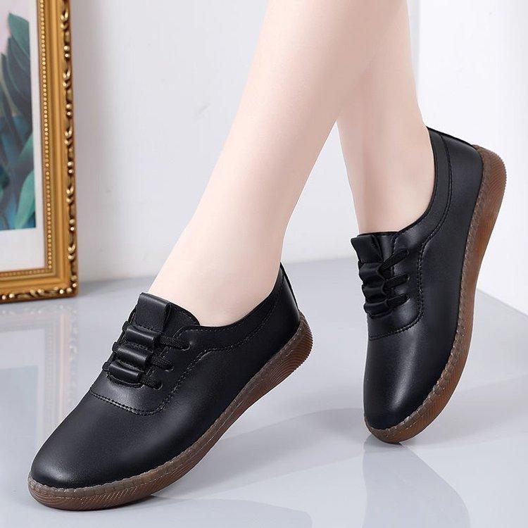 Fashion 2025 New Women's Shoes Soft Sole Womens Vulcanized Shoes Hollow Outdoor Casual Shoes PU Leather Lightweight Zapatillas De Mujer