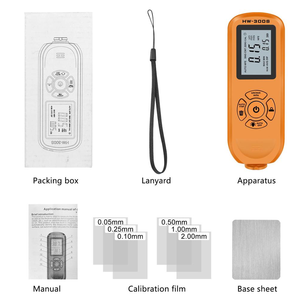 Paint Thickness Gauge Digital Coating Thickness Gauge Meter Car Painting Depth Gauge for Used Car Buyer Paint Mil Thickness Meter Gauge