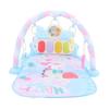 Детский игровой коврик-тренажер Многофункциональный музыкальный развивающий коврик с подвесным пианино для новорожденных и малышей