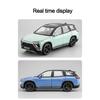 1/32 NIO ES8 SUV Alloy Car Model Toy Metal Diecast Simulation Off Road Vehicle Door Opened Pull Back Collection Toy for Boy Gift
