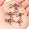 Srolling Trident Fishhook Connector Cross Line T-shape Fishing Swivels 3 Way Bearing Swivel