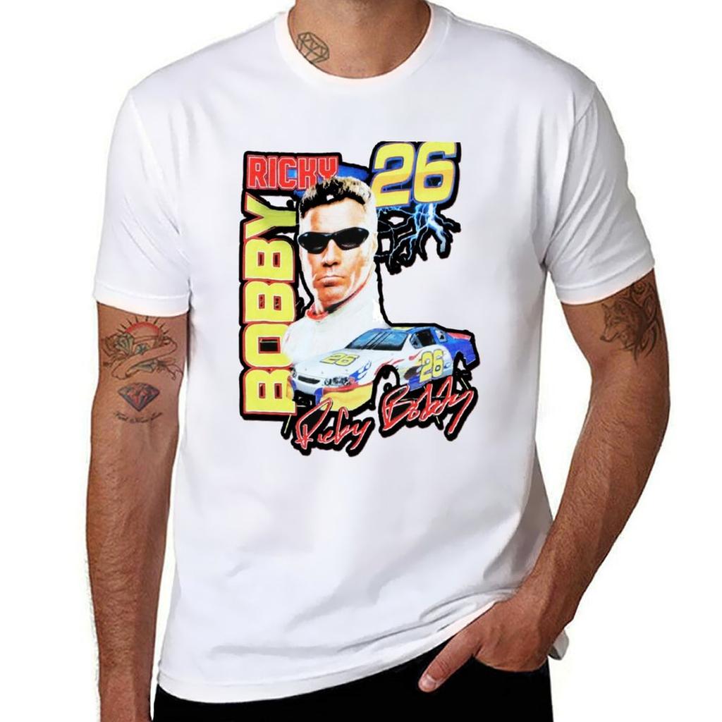 Ricky Bobby Vintage Racing Tshirt Antiwrinkle Short Sleeve Tshirt