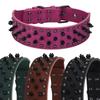 Pet Collar Large Dog Punk Rivet Collar Anti Bite Spike Leather Dog Collar
