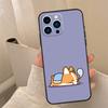 Мультяшный чехол для телефона с корги для iPhone 16 15 14 11 12 13 17 Pro Max mini 15 16 Plus 16e 17 Air Cover Coque