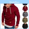 Hooded Mens Hoodies Sweatshirt Sweater Jumper Comfy Pullover Outwear Tops Coat