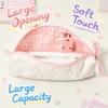 Polka Dot Print Pen Bag Pink White Stationery Pouch Cute Pencil Case  Back To School