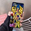 Роскошный черный чехол для телефона Xiaomi Redmi Note 11 10 9 8 7 Pro 9S 9A 9C 10S 8T K40 10C 10S Funda Cover Sainte Seiya Япония Аниме
