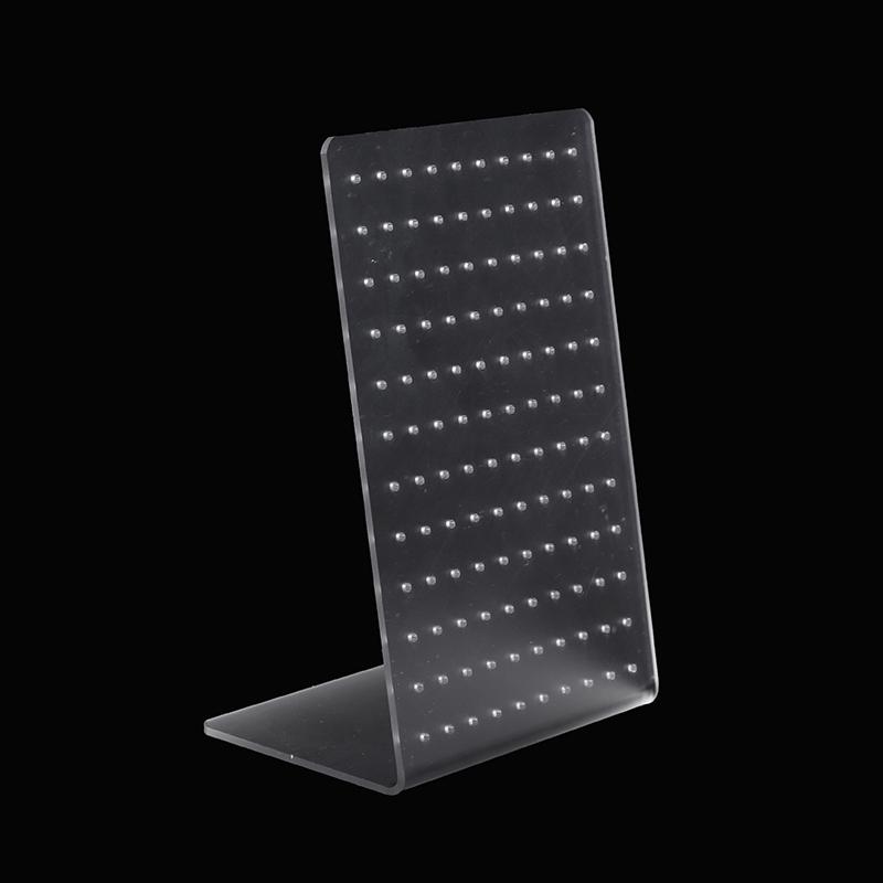 120 отверстий матовый акриловый белый ювелирный стенд для сережек держатель для гвоздиков