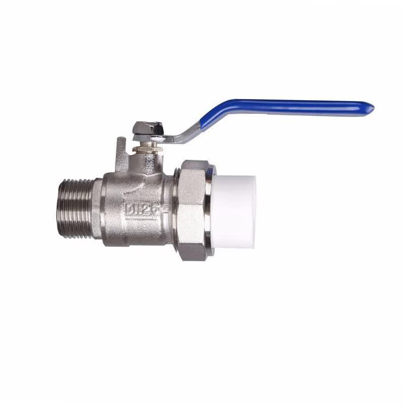 PPR Hot-Melt Internal/External Thread Copper Ball Valve