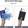 PU Leather Card Holder, Passport Holder, RFID Passport Cover, Multi-functional ID Bag.zwq