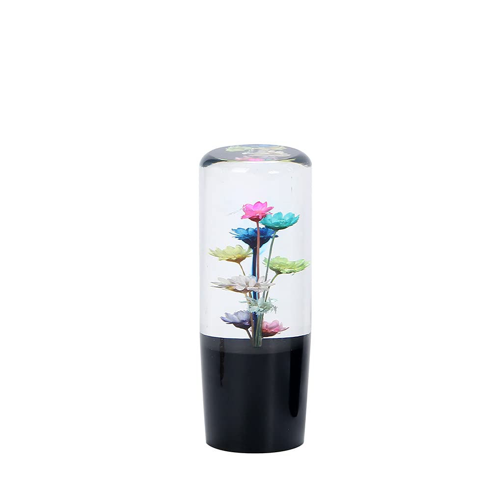 Crystal Shift Knob Underwater Flower Showa Retro Japanese General Purpose