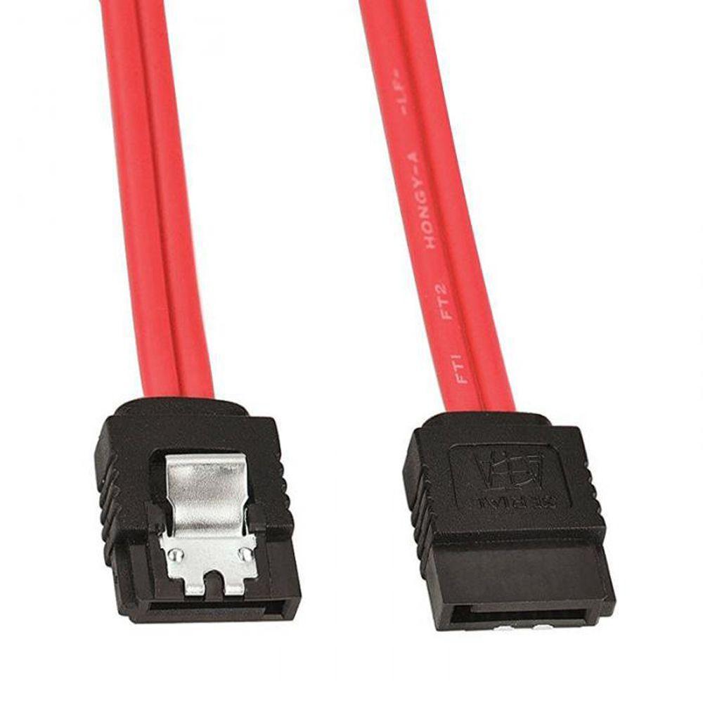 6.0 Gbps with Locking Data Cable Straight-Through Connector SATA  Connector Cable SSD Cable