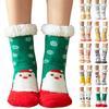 Christmas Floor Socks For Women - Winter Fleece-lined Coral Fleece Socks, Sleeping Home Socks, Snow Socks, Postpartum Carpet Socks
