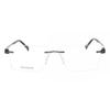 Rimless Rectangle Gunmetal Smartbuy Collection Harrine Bt0040 C3 Fashion Unisex Eyeglasses