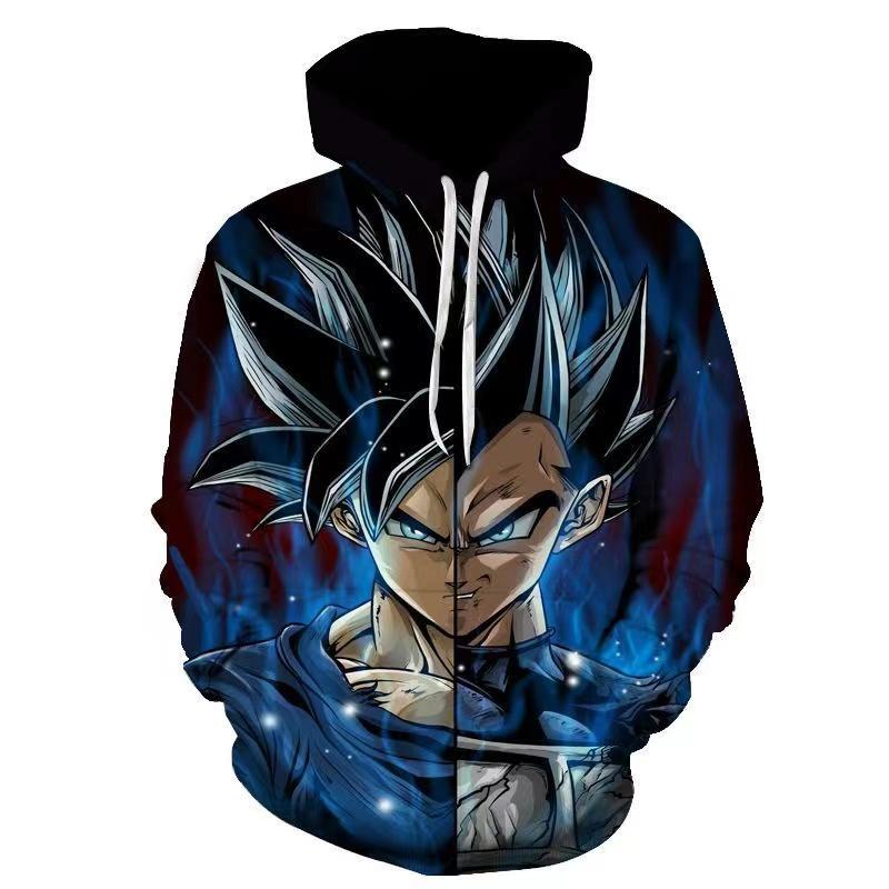 Glow Power Series Print Hoodie, Multiple Energetic Warrior and Bright Aura Graphics Full Graphic Loose Pullover, Great for Fantasy Cosplay Outings