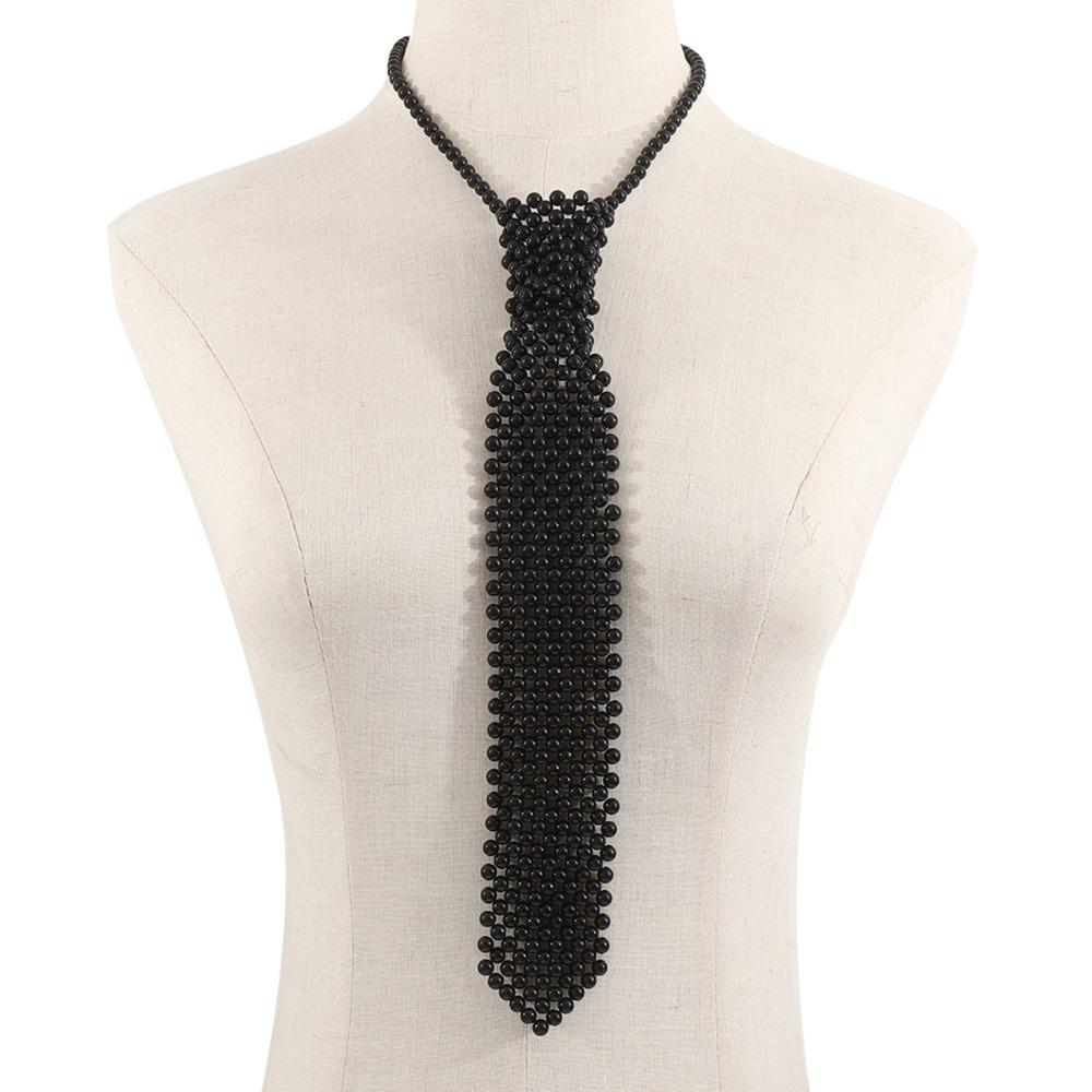 Кристальный галстук на шею в корейском стиле, галстук для одежды, ожерелье, цепочка для ключиц, для девочек