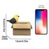Фигурка птицы Настольное украшение Фигурка птицы Декор Декоративное животное Украшение Смола Коллекционный Забавное украшение для детей Взрослый