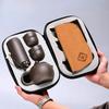 Portable Chinese Travel Tea Set, Teapot Clay Set, Tea Ceremony, Camping, 4 Cups, Zi Shi, Ke Cup, Tea Pot Set