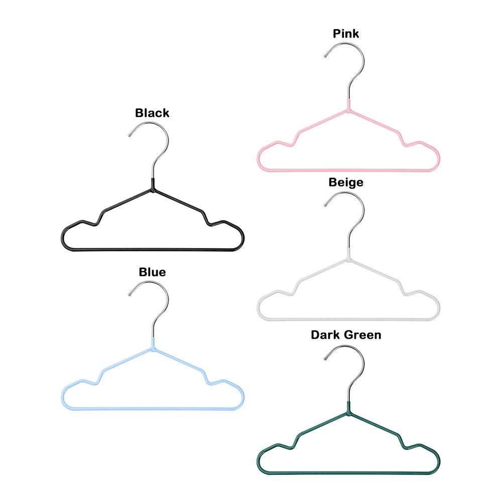 10PCS New Solid Color Pet Hanger Metal DIY Pet Clothes Hanger Non-slip Mini Coat Hanger Mini Pet Store
