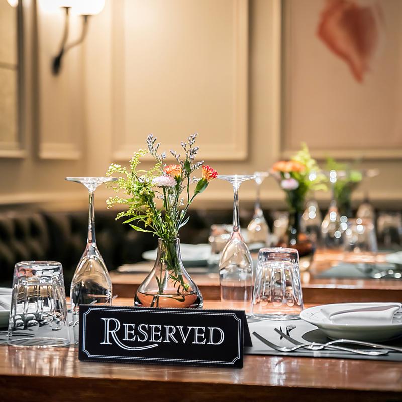6 шт., акриловая табличка для стола, табличка для отеля, ресторана, зарезервированная табличка, табличка-напоминание для свадьбы