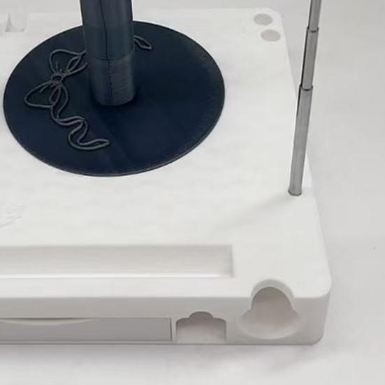 Многофункциональный держатель пряжи-спиннер с подставкой для телефона, съемный органайзер для катушек пряжи, портативная сумка для вязания крючком для любителей вязания