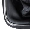 VW Golf V 03-08 SILVER + BLACK gear shift knob with CHROME frame 5 SPEED