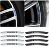 4Pcs Aluminum Car Wheel Hub Badge Sticker Tire Rim Decor Decal for SCALA Superb Octavia 2 3 A4 A5 Fabia Kamiq Kapoq Kodiaq Rapid