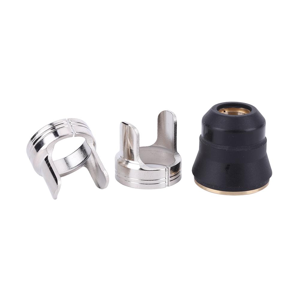24pcs IPT40 Plasma Tips Kit Welding Parts Torch Plasma Cutting Shield Cap for YESWELDER CUT 55DS Pro CUT 65DS Plasma Cutter