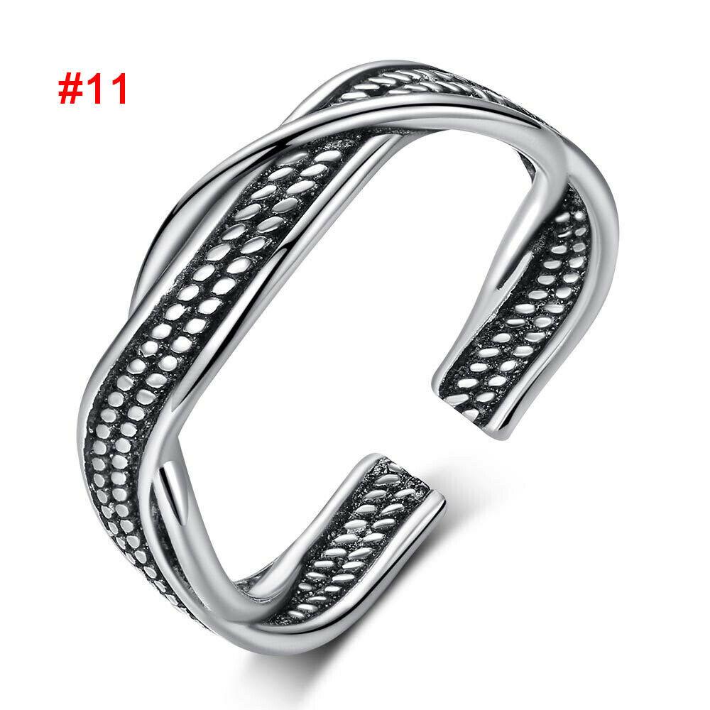 Thumb Rings Ladies Mens Toe Rings Adjustable Open Band Simple Exquisite Womens Ring