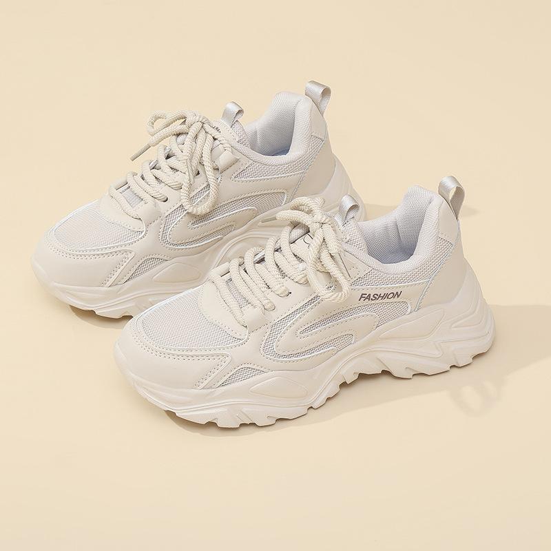 Новая женская модная обувь для пап, сетчатая дышащая спортивная обувь, повседневная амортизирующая обувь для путешествий, женская обувь для ходьбы на открытом воздухе