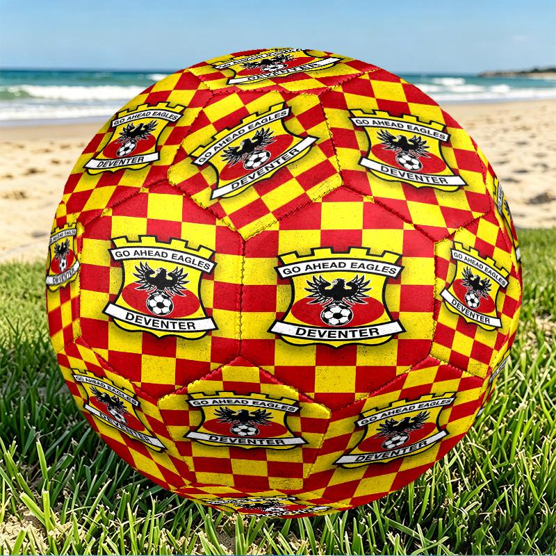 Go Ahead Eagles Размер 5 Футбольный мяч, из износостойкого ПУ, для тренировок и ежедневной практики, Подарок на день рождения для футбольных фанатов